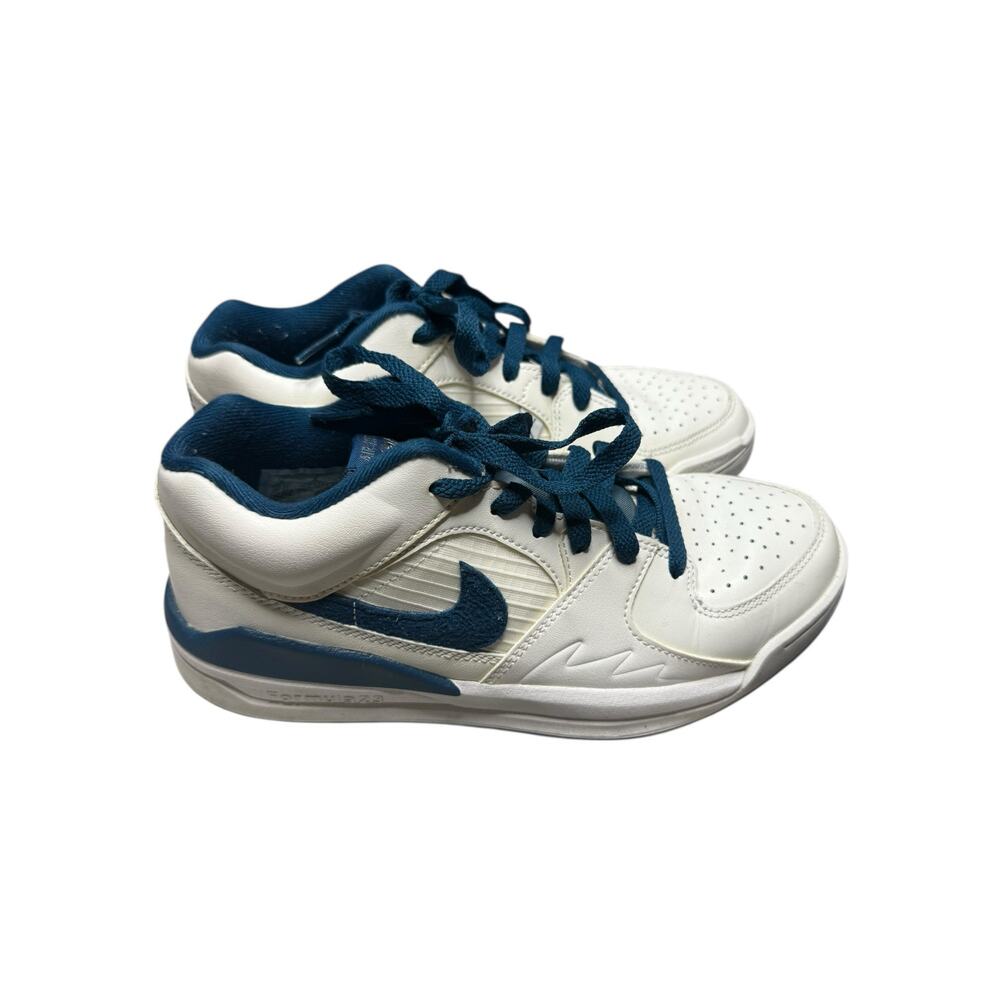Women’s Jordan Stadium 90 Sail Ozone Blue Sneakers Size 8 White Blue